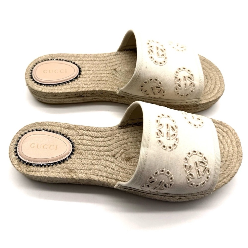 Gucci Damita Espadrille Slide Sandal - Picture 2 of 7